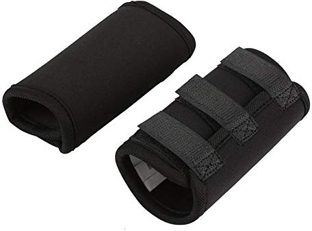 Zerodis Pet Fracture Splint Dog Vorder- und Hinterbein Knieschützer Schutzhülle Gelenkwiederherstellungsverband Feste orthopädische Schutzausrüstung(M-Schwarz)