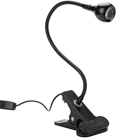 Cuifati Lámpara de curado de pegamento UV, USB 3W Lámpara de pegamento UV LED ultravioleta Luz púrpura USB con clip e interruptor, Linterna UV Antorcha LED ultravioleta, para reparación de teléfonos