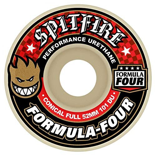 Spitfire Skateboard-Räder Formula Four Wheels Conical Full 101DU 52 mm