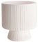 BUTLERS Blumentopf Ø 14cm Dolomit -Rome - Pflanzentopf für innen und außen | Übertopf zur Dekoration von Balkon, Küche, Fensterbank, Pflanzregal, Wohnzimmer