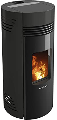 ORANIER | Sando 60 | Korpus Stahl Schwarz | Pelletofen | 8.0 kW | A+