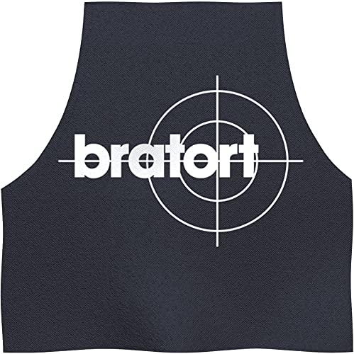 YORA Grillschürze für Männer lustig - Vatertagsgeschenk inkl. BBQ-Urkunde - lustige Geschenke zum Vatertag - Geschenkideen Papa & Opa (Bratort) (Bratort)