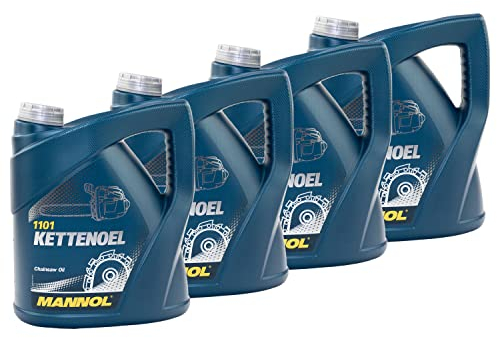 Motorsäge Kettensäge ÖL Kette Kettenöl MANNOL MN1101-4 4 X 4 Liter