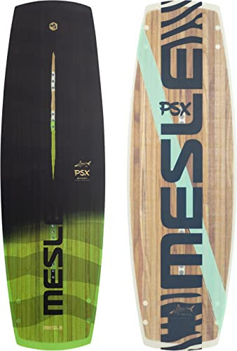 Mesle Wakeboard PSX, 4 Channels, Flex Wakeboard für Cable Park & Obstacles, Slider Base, Jugendliche & Erwachsene, Seilbahn Board für Fortgeschrittene & Pro Rider