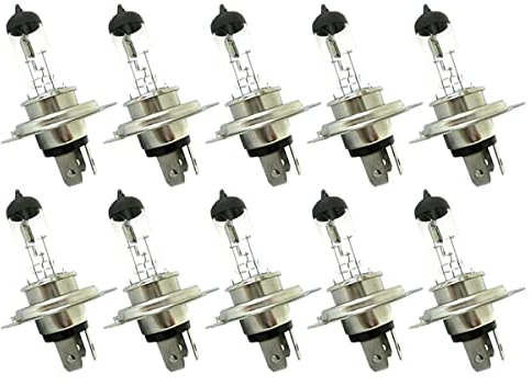 CARALL 10 Piezas de Bombilla halógena 24V para camión (H4 24V 75/70W P43t)