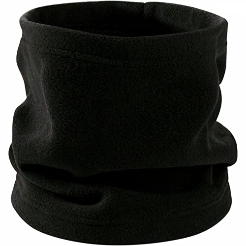 MARIB Halswärmer Fleece Halswärmer Schlauchschal Sturmhaube Schal Ski Radfahren Winter Warm, Schwarz, Einheitsgröße