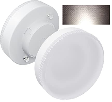 GX53 LED lampor, 11W, 1000 lumen, AC/DC 190-260V, ersätter GX53 Halogen- eller CFL 100W runda lampor, ej dimbar, 2 st. (Color : Cool white 6000K)