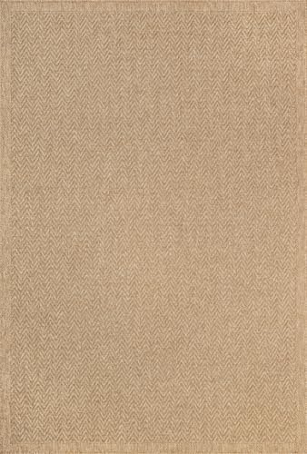 Mia´s Teppiche Soil - Tappeto robusto per interni ed esterni, effetto iuta naturale, resistente alle intemperie, adatto per terrazza e giardino, ca. 80 x 150 cm
