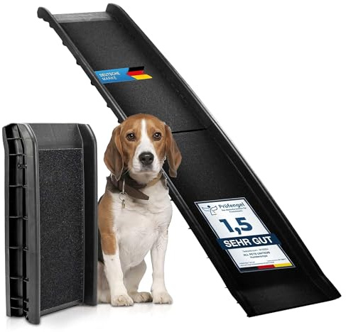 all Pets United® Folding Dog Ramp for Car Boot – up to 80 kg