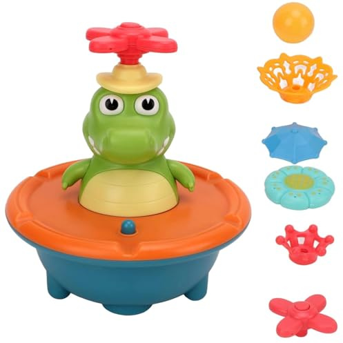 Jouets à Jet D'eau pour Enfants avec Lumières LED, Buse de Douche de Baignoire à Jet Musical, Jouets de Piscine de Salle de Bain pour bébé, Jouets de Baignoire à Jet pour