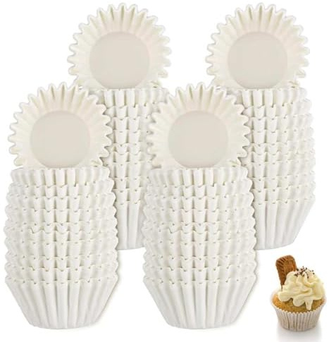Food Grade Cupcake Cupcake Paper Base Muffin Cup for Baking with Disposable Oiled Paper，Mini Cupcake Cases，Cake Cases for Baking，Muffin Cases for Baking