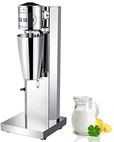 Milkshake Machine 180W Electric Drink Mixer - Shake Maker Smoothie Ice Cream Blender with 2 Speed Adjustable And 800ML Cup - Single Head