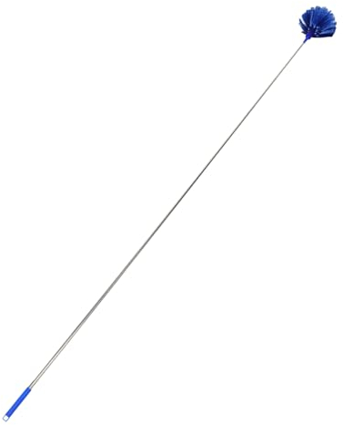 MOBUTOFU Long Handle Spiderweb Cleaning Brush Teleskopische Staubduster Für Decken Möbel Und Geräte Effektives Entfernen Von Spinnweben Und Für Haushalt Und