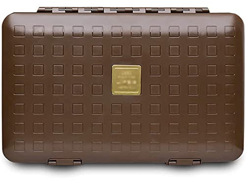 WOYZDQ Geschenk Tragbare leichte Zigarrenkiste, Zigarren-Humidor aus LDPE-Material mit hoher Härte, Humidor für 5 Zigarren, Zigarrenetui 21 * 14,2 * 2,2 cm Zigarren Humidore