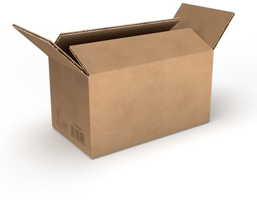RaKuPack Versandkarton 100 Stück Faltkarton 150x90x90mm Innenmaß (15x9x9cm) Verpackungskarton Warensendung Karton braun Faltschachtel Pappkarton Versandschachtel Kartonage verschiedene Größen