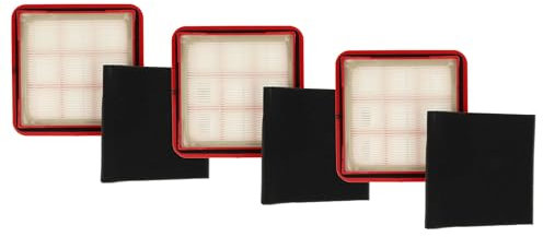 vhbw 3x filtro salva-motore, 3x filtro in spugna compatibile con Beko VCO 32803 AF, VCO 32802 AD aspirapolvere