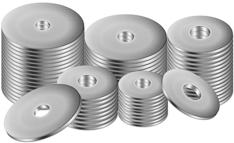 M6 Unterlegscheiben Set 50 Stk M6x25 304 Edelstahl Flat Washers | 50 Stück M6 Unterlegscheiben M6x25 aus 304 Edelstahl – flache Beilagscheiben, Karosserie- und Sicherungsscheiben.