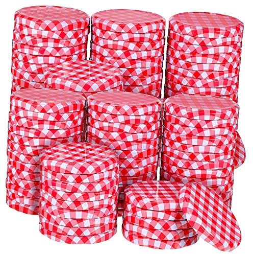 Holibanna 200Pièces Couvercles Pour Pots à Large Ouverture Couvercles De Rangement Vis Pour Bocaux Conserve Compatible Pots à Bouche Largue