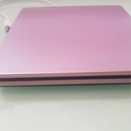 Générique Lecteur DVD Externe USB, CD/DVD-RW, Compatible Windows Me/2000/7/8/10/11, MacBook Pro/Air, Rose