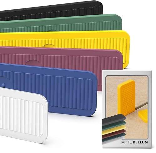 Abstandshalter Kunststoff MIX 1–6 mm – 100 Stk Unterlegplatten Kunststoffkeile Unterlegkeile Ausgleichsplättchen für Fenster, Laminat & Vinyl – Montagekeile Distanzklötze