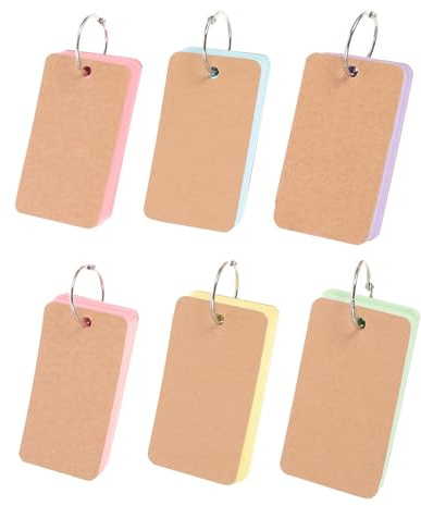DIYEAH Blocchi Note la Gestione da 6 Pezzi, Blocco Note per Scrivere 50 Fogli Colorati, Planner per Studenti e Ufficio, Quaderno per Pianificazione Giornaliera e Organizzazione