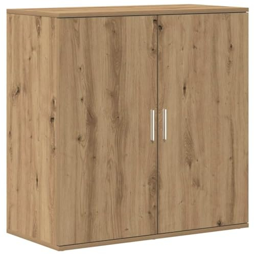 Mhdvray Sideboard Artisan-Eiche 79x38x80 cm Holzwerkstoff rustikaler Flur- & Wohnzimmerschrank mit 2 Türen, platzsparend, robust & langlebig für Esszimmer, Flur, Schlafzimmer