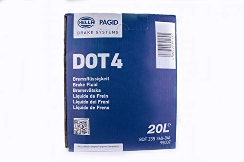 HELLA 8DF 355 360-041 Liquide de frein 95007 - DOT 4 - Jerrycan - 20L