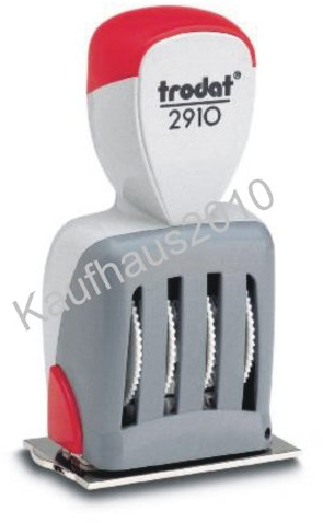 Datumsstempel mit Text Trodat 2910/P09 70 x 38 mm