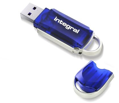 Integral 64GB USB 2.0 Flash Drive Courier Azul