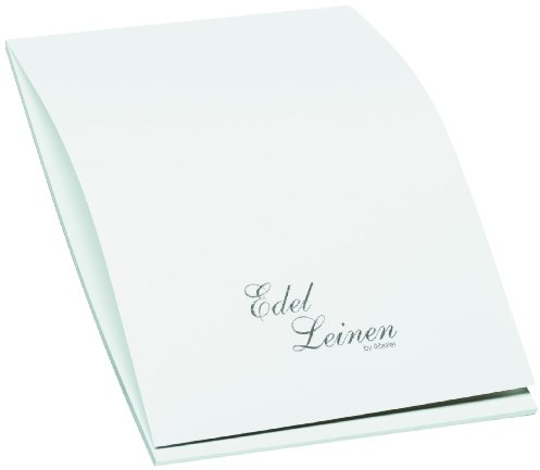 Rössler Papier 2003705002 - Edel Leinen - Block DIN A4, 40 Blatt, weiß