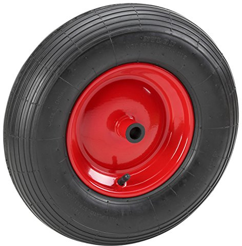 Meister 810150 - Ruota per carriola con cerchione in acciaio, 400 mm