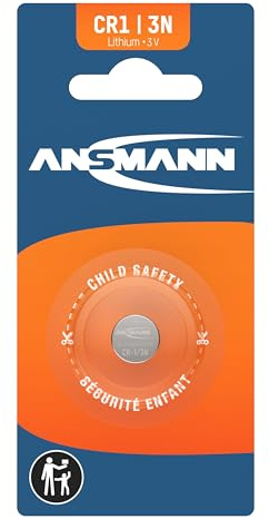 ANSMANN Batteria al litio CR1/3N – CR11108/2L76 con 3 V e lunga durata – Resistente alle temperature estreme – Ideale per fotocamera, bilancia, orologio e telecomandi per riscaldamento da pavimento