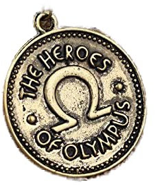 YUNMENG Percy Jackson Camp Half Blood Les héros de l'Olimpo Ivlivs Collier de pièces Accessoires Vintage