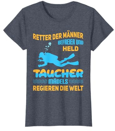 Taucher Mädels - Scuba Tauchen Schnorchel T-Shirt