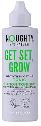 KMI Brands Noughty Get Set Grow Tonic, Leave in Treatment für dickeres und voller aussehendes Haar, 97% natürlich, 75 ml, Weiß