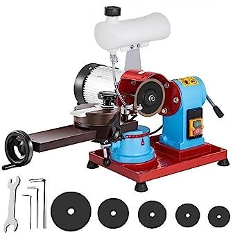 EYESLA Affûteuse de Lame 370W broyeur d'injection d'eau d'angle Rotatif TCT Lames de scie Machine de Polissage Pointes en carbure Outil d'affûtage