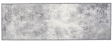 Rutschfeste Sauberlaufmatte innen - Sweet Home Kranz 50x150 cm (Rechteckig) | Miabella Türmatte rutschfester Läufer Wohnraum Fußmatte extrem saugfähiger Küchenläufer waschbar bei 30°C Schmutzfangmatte