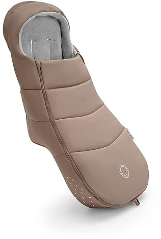 Bugaboo Sacco a Pelo, Accessorio Essenziale per il Passeggino, Per Tutte le Stagioni e Impermeabile, con Poggiapiedi, Caldo, Confortevole e Traspirante, in Desert Taupe