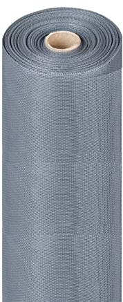 10 Meter Fliegengitter 120cm Breite Grau | Maschenweite 1x1mm | Perfekt als stabiles, langlebiges Fliegengitter Insektenschutzgitter oder als Gewebe für Modellbau