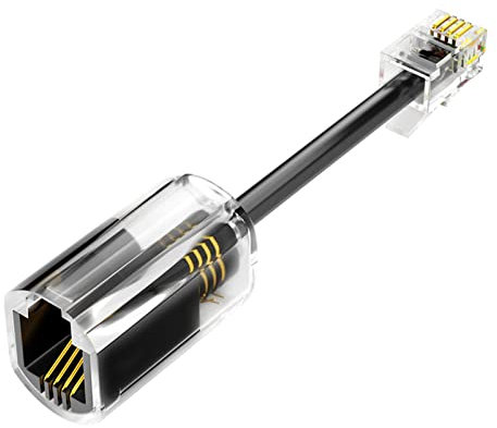 KieTeiiK Démêlant durable pour cordon téléphonique - Pour téléphone de bureau - Cordon fixe - Rotation libre - Plus de nœuds - Câble de combiné téléphonique anti-enchevêtrement