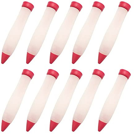 Tassety Kuchendekorationsstifte-Set, Kekse, Creme, Gebäck, Dekorationsstifte, Werkzeuge, Spritzbeutel für Kuchen, Backen, DIY, Rot