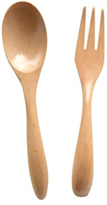 TOPBATHY Besteckset Aus Holz Und Löffel Set Für Camping Reisen Picknick Oder Zuhause Umweltfreundlich Spülmaschinenfest