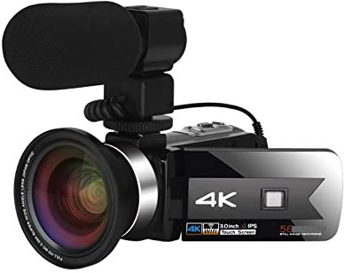 Caméscope numérique Caméscope de Vision nocturne 4K for l'enregistrement vidéo enregistreur numérique Vlog extérieur caméras photographiques portables IR Capturez chaque instant de manière éclatante(1