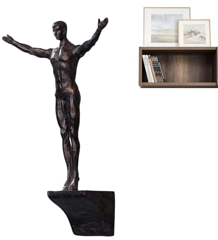 Generisch Kletterfigur Deko, Klettermann Wandskulptur, Kletternde Männer Kletter Figuren Deko, Klettern Männer Wand Deco, Aus Harz, Kletterfigur Am Seil Für Kunst, Heimdekoration