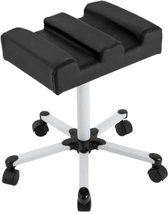 C-Juzarl Pediküre Nagel Fußstütze, Fußstütze Fußpflege, Maniküre mit Rädern, Fußpflege Hocker Maniküre Schreibtisch Salon Spa Ausrüstung für Fußstütze Pediküre Schönheit