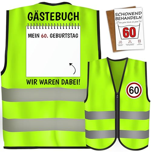 Giftota 18-90 Geburtstag Geschenk Mann Junge, Weste mit Grußkarten | WIR Waren DABEI Geburtstag Weste, Geburtstagsgeschenk für Männer, Lustige Geschenke Geburtstag für Parteien