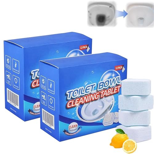 Toilet Cleaner Extra Strong, 2025 New Toilet Bowl Cleaner Tablets, Urine Stone Remover, Toilet Cleaning Blocks, Limescale Remover, Shower Strong Cleaning Agent for Shine and Fresh Fragrance Foam (2)