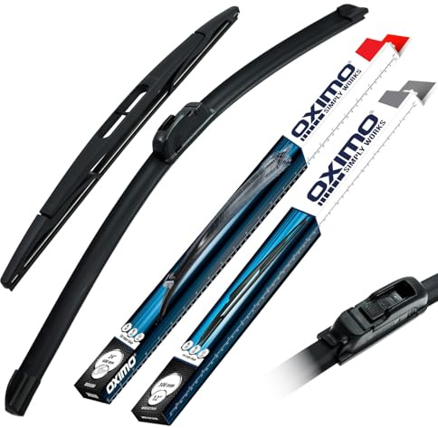 OXIMO Scheibenwischer für Toyota Aygo 1 I B1 Fließheck 2005-2014 | Front und Heckscheibenwischer, 2er Set Wischerblätter - vorne 650 mm, hinten 300 mm