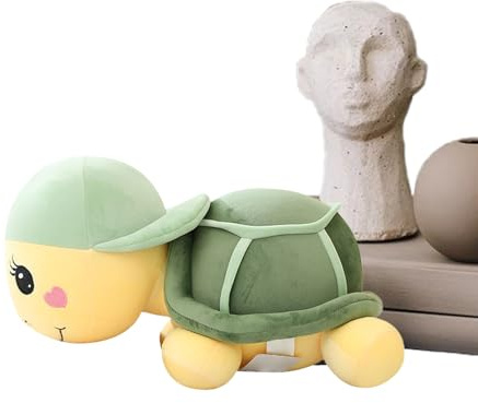 Flkiglm Kuscheltier Schildkröte | Meeresschildkröte Mit - Kuscheliges Hautfreundliches Dekokissen Reisebegleiter Für Kinderzimmer Babygeschenk