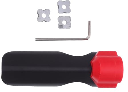 Kisangel Rabot à Chants Manuel Réglable 4 Pièces pour Travail du Bois, Pvc et Placage – Outil Multifonction Chanfreinage et Arrondi avec Lames Rayon 1, 1.5, 2, 3 et Clé de Serrage